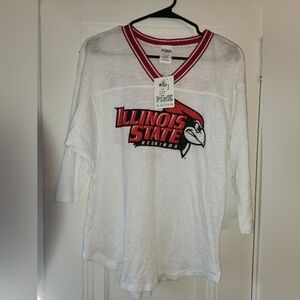 VS PINK Women's Illinois State Redbirds Victoria Secret football shirt s…